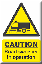 Sweeper in Operation