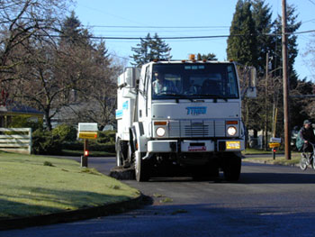 TYMCO Sweeper Cleaning in Portland